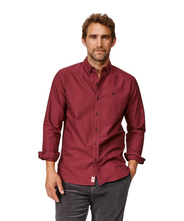 Men's Aubin Alder Oxford Button Down Shirt - Port