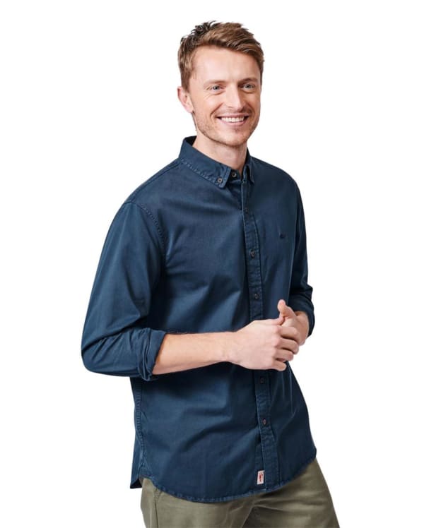 Men's Aubin Hessle Twill Shirt - Navy