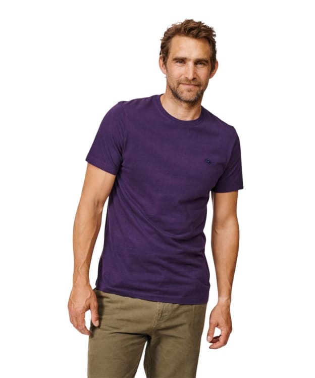 Men's Aubin Organic Cotton T-Shirt - Purple