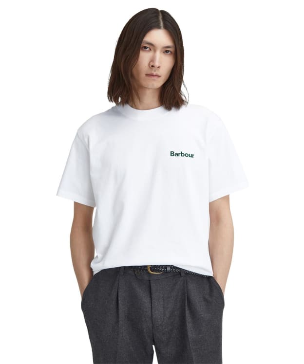 Men's Barbour Bowery Oversized Graphic T-Shirt - White