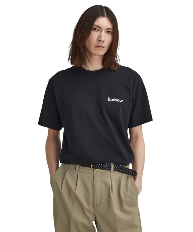 Men's Barbour Bowery Oversized Graphic T-Shirt - Black