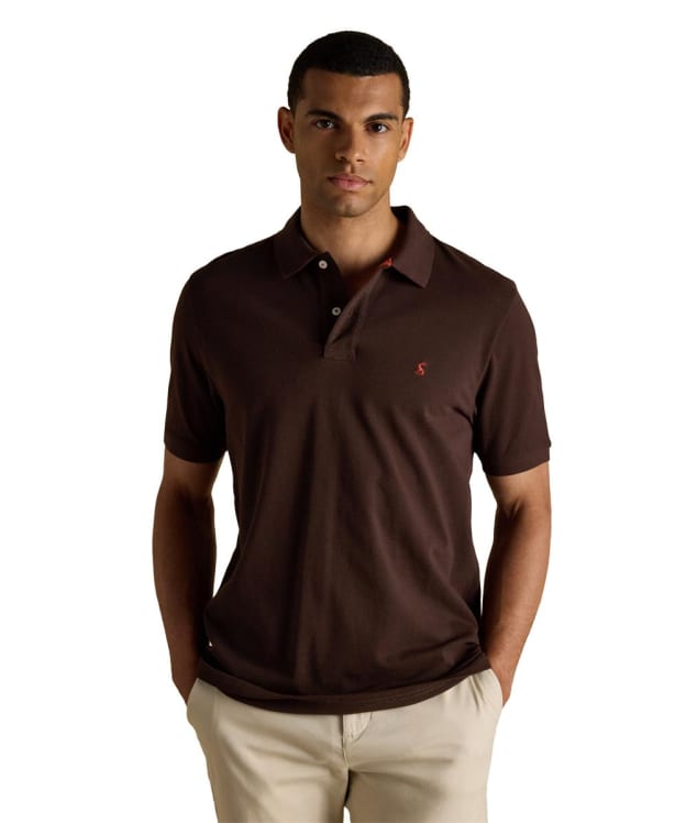 Men's Joules Woody Classic Fit Cotton Polo Shirt - Brown