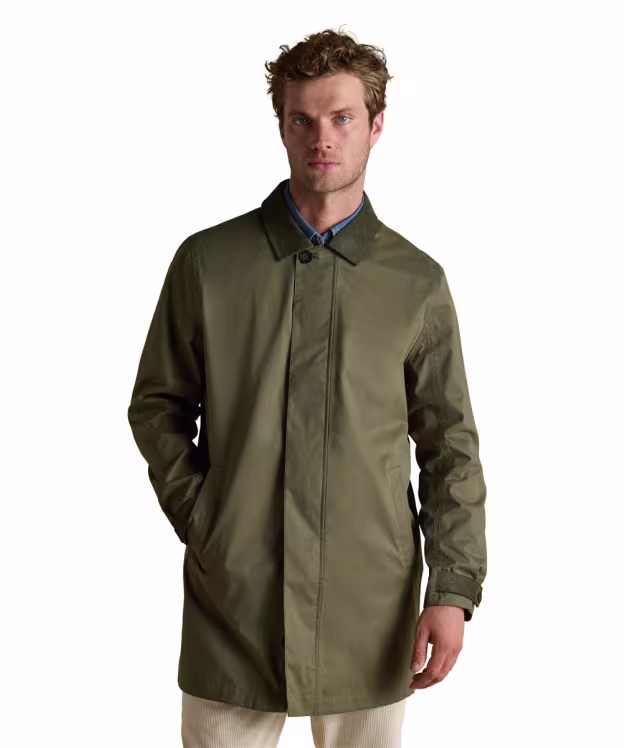 Men's Joules Sandford Waterproof Raincoat - Green