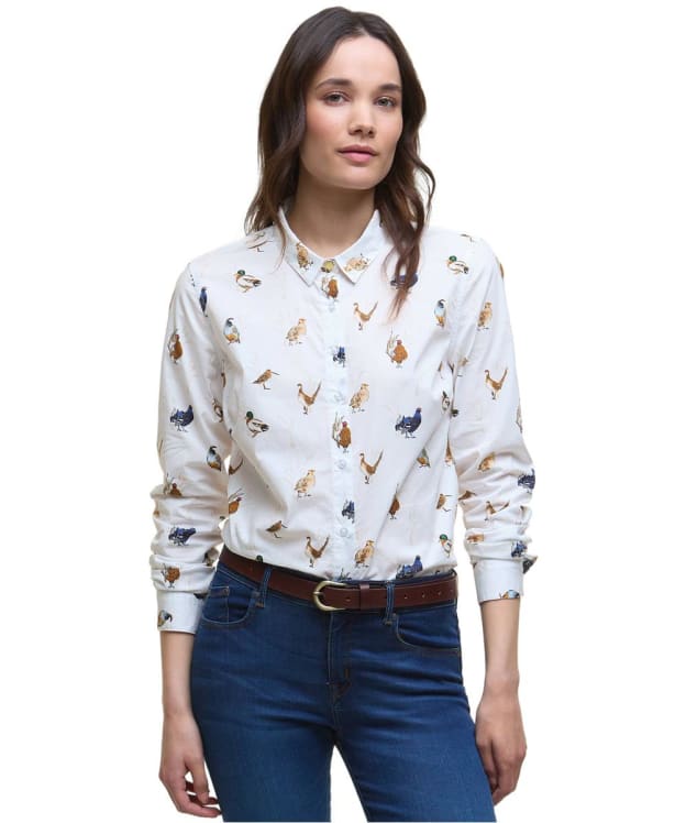 Women's Barbour Brambles Shirt - Bird Print