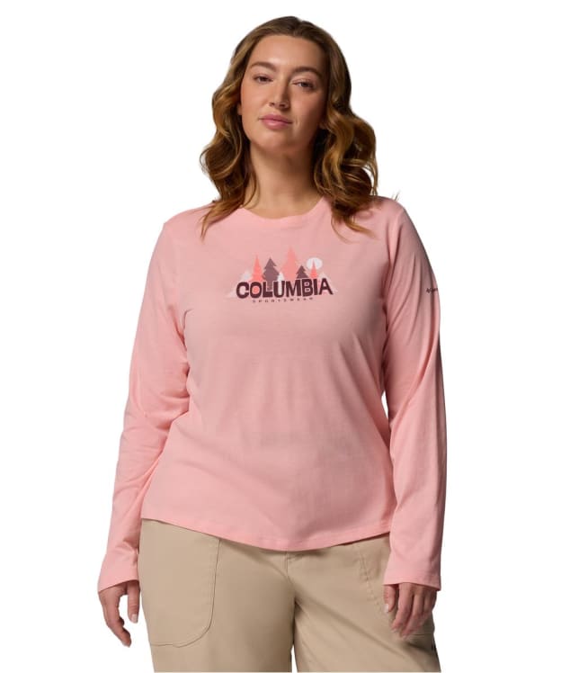 Women's Columbia Ruby Springs™ Graphic Long Sleeve Tee - Pink Sand