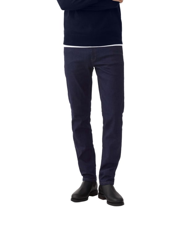 Men's R.M. Williams Loxton Stretch Denim Jeans - Regular Fit - Tapered Leg - Indigo Rinse