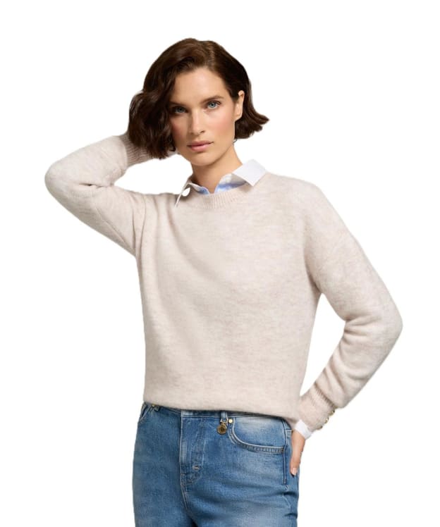 Women's Holland Cooper Tori Crew Neck Knit - Barley