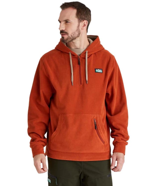 Men's Ridgeline Ballistic Long Sleeved Fleece Hoodie - Russet