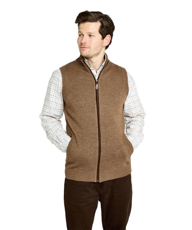 Men’s Dubarry Upperwood Knit Gilet - Elk