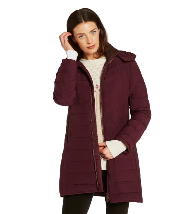Women’s Dubarry Ballybrophy Quilted Jacket - Oxblood