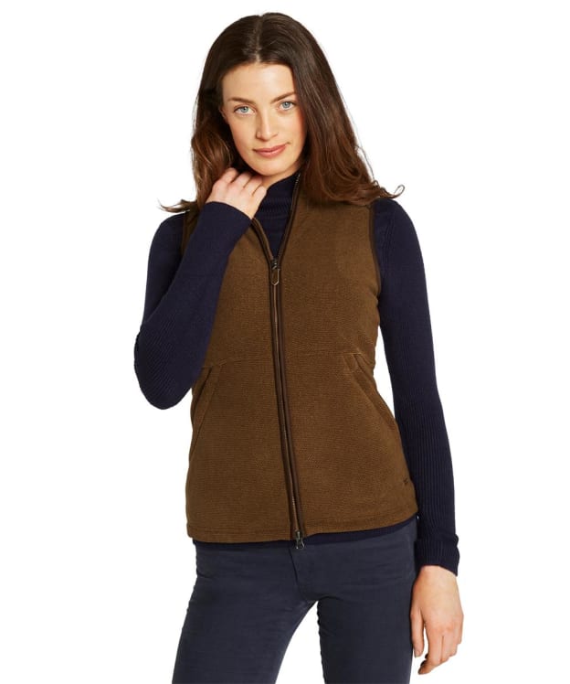 Women’s Dubarry Carbury Fleece Gilet - Walnut