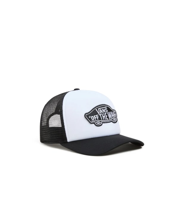 Van's Classic Patch Curved Bill Trucker Hat - Black / White