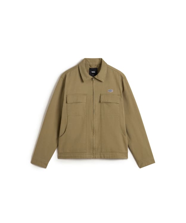 Men's Vans McAvoy Zip Station Casual Jacket - Bayleaf