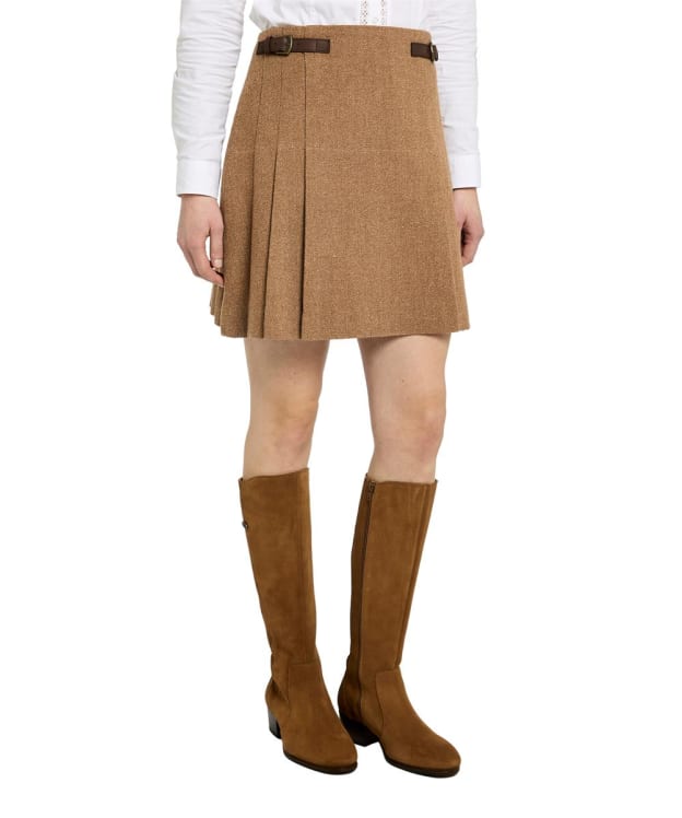 Women’s Dubarry Hornbeam Tweed Skirt - Camel Twill