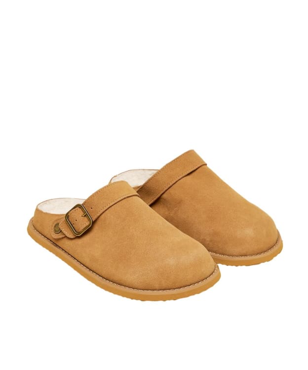 Women's Joules Hampden House Shoe - Chestnut Brown