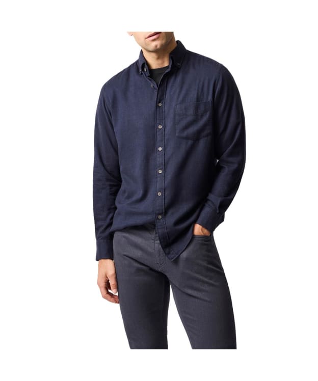 Men's Rodd & Gunn Barhill Brushed Twill Shirt - Twilight