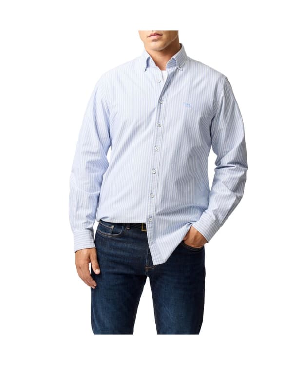 Men’s Rodd & Gunn Oxford Stripe 4 Long Sleeve Shirt - Chambray