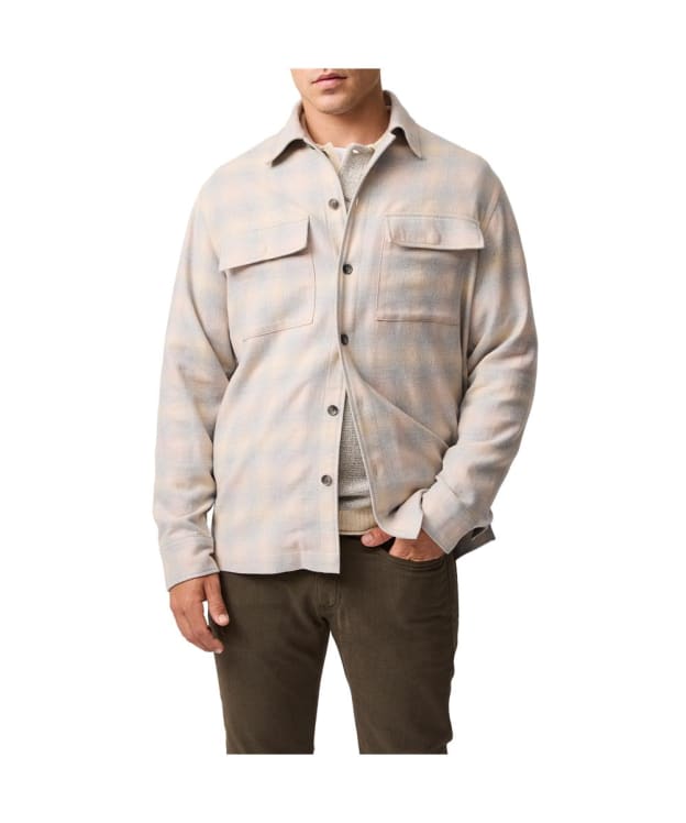 Men’s Rodd & Gunn Grey Town Check Overshirt - Ash