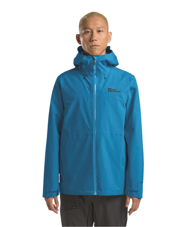 Men's Jack Wolfskin Highest Peak 3L Jacket - Aurora Blue