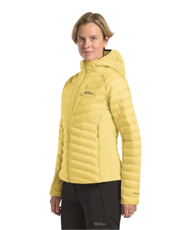 Women's Jack Wolfskin Routeburn Pro Insulated Jacket - Lemon Ice