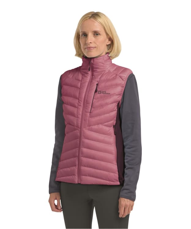 Women's Jack Wolfskin Routeburn Pro Insulated Vest - Raisin