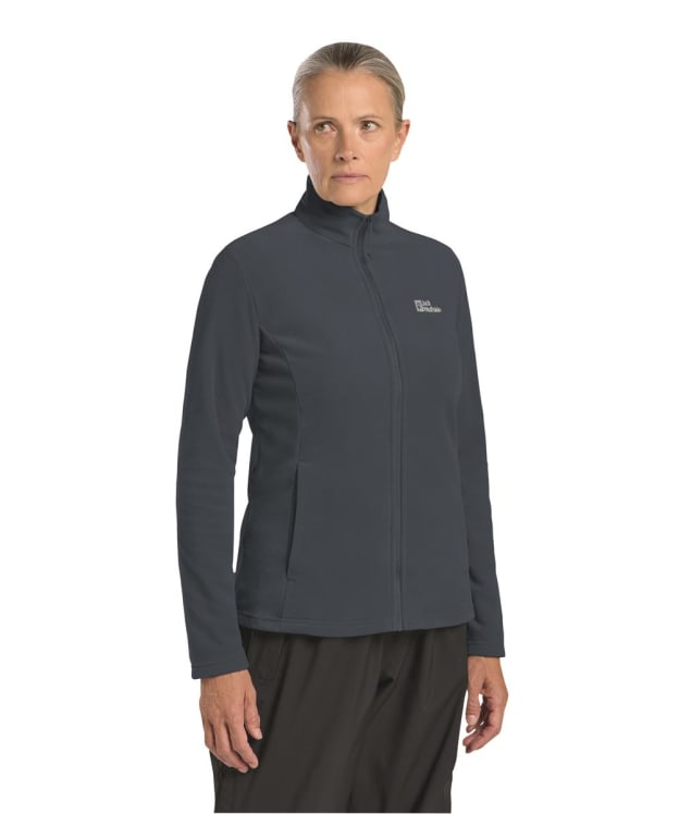Women's Jack Wolfskin Taunus Full Zip Fleece Jacket - Midnight Sky