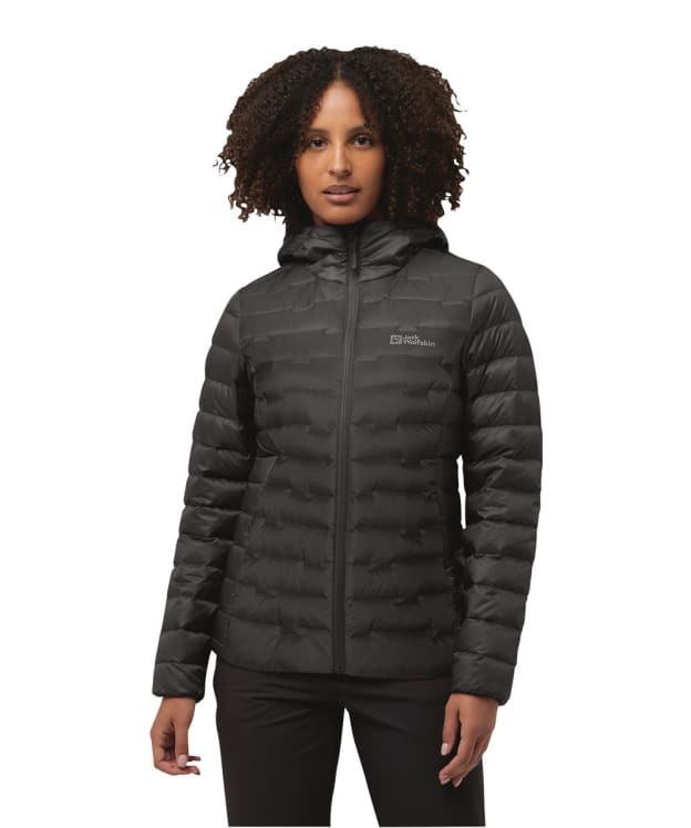 Women's Jack Wolfskin Passamani Down Packable Hooded Jacket - Phantom