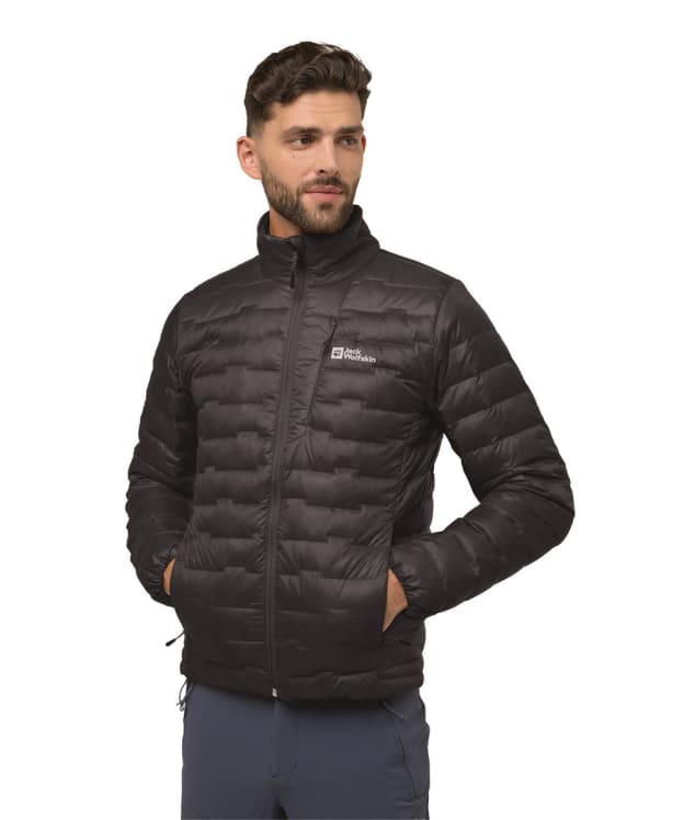 Men's Jack Wolfskin Passamani Down Packable Jacket - Phantom