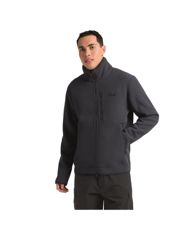 Men's Jack Wolfskin Lake Ridge Fleece Jacket - Dark Navy