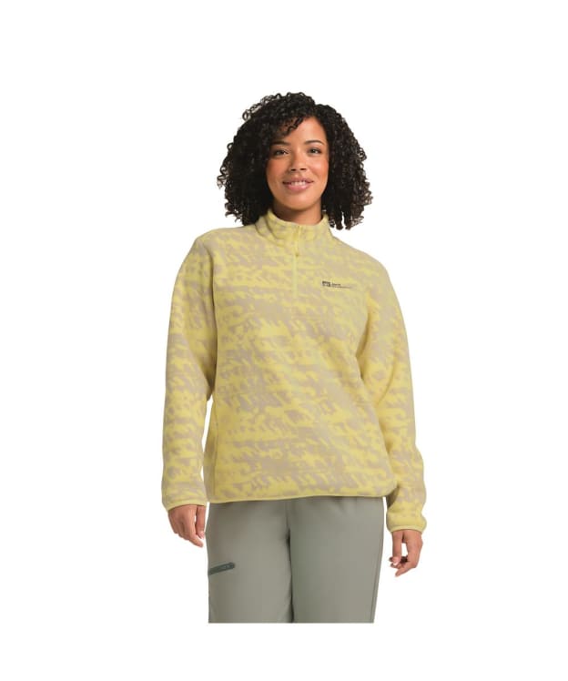 Women's Jack Wolfskin Big Sky Half Zip Fleece - Lemon Ice