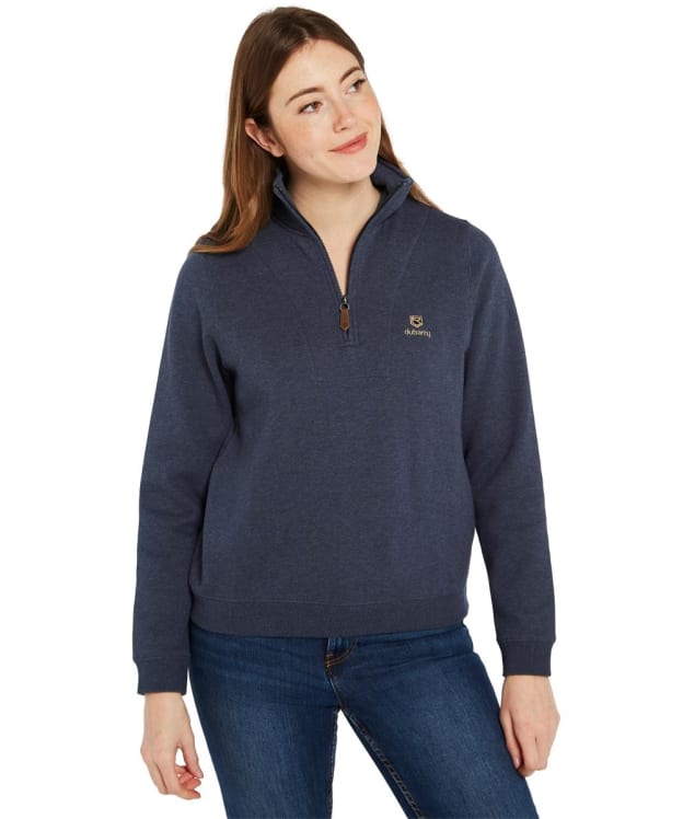 Women's Dubarry Castlemartyr 1/4 Zip Sweatshirt - Denim