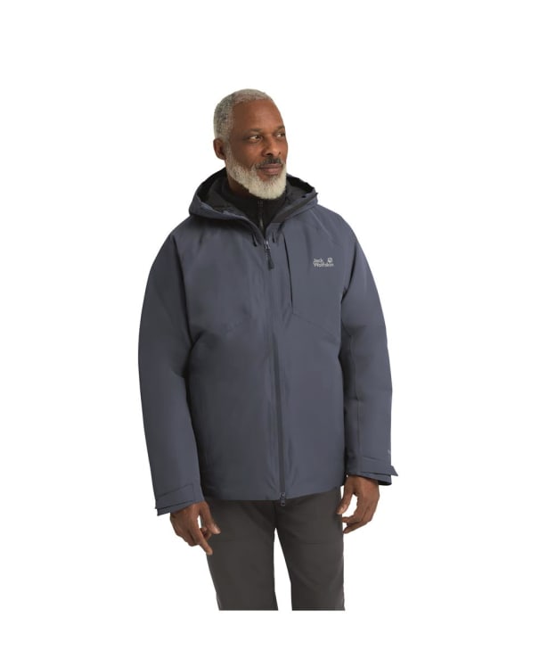 Men's Jack Wolfskin Icecape 2L Down Insulated Waterproof Down Jacket - Midnight Sky