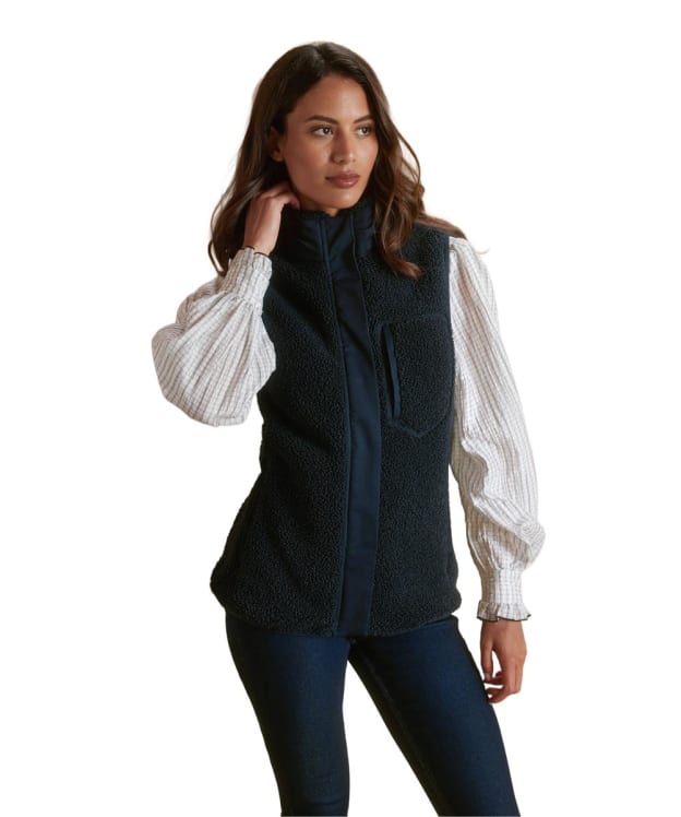 Women's Fairfax & Favor Agnes Fleece Gilet - Navy