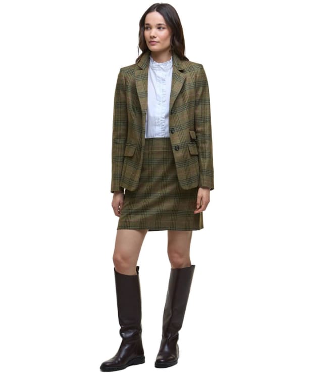 Women's Barbour Bamburgh Mini Skirt - Arabesque / Brown