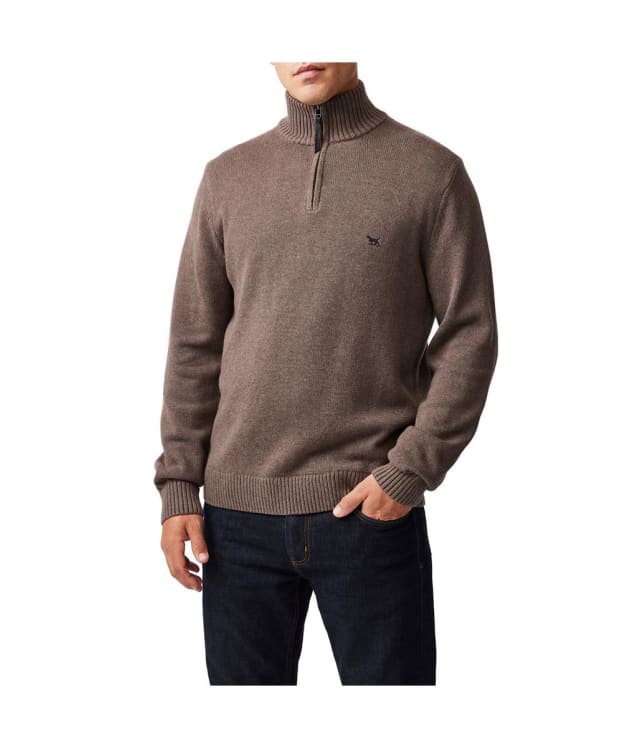 Men’s Rodd & Gunn Merrick Bay 1/4 Zip Knit - Nutmeg