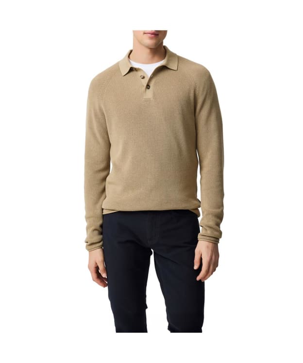 Men's Rodd & Gunn Eastern Bush Button Neck Knit - Camel