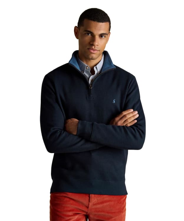 Men's Joules Alistair 1/4 Zip Sweatshirt - New Navy