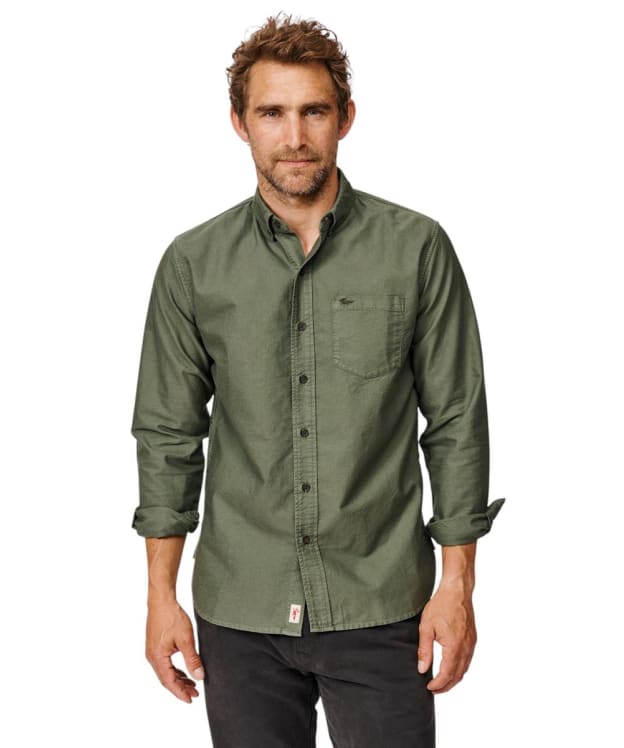 Men's Aubin Aldridge Oxford Button Down Shirt - Dark Green