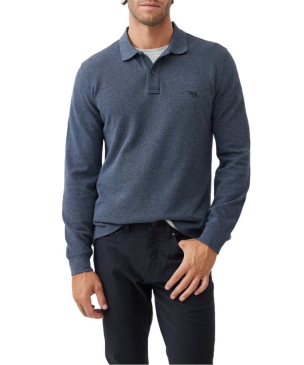 Men's Rodd & Gunn Sports Fit Long Sleeve Polo Shirt - Marine