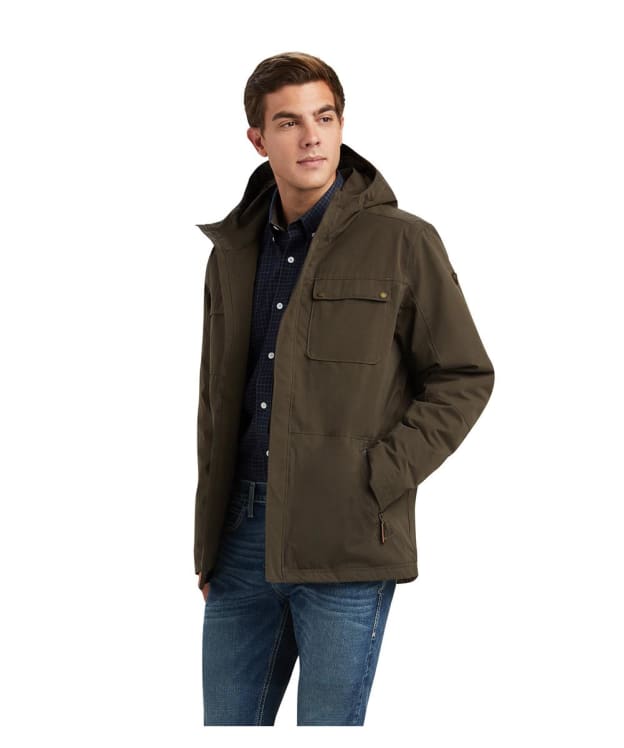 Men’s Ariat Argentium Water Repellent Parka - Earth