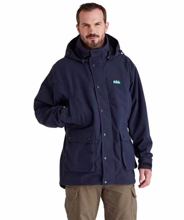 Men's Ridgeline Torrent Waterproof, Windproof, Breathable Jacket - Navy