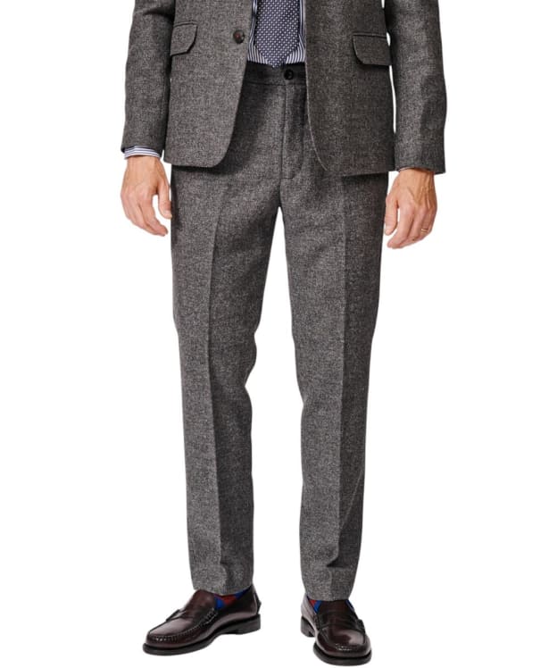 Men's Aubin Pasmore Wool Suit Trouser - Charcoal Flannel