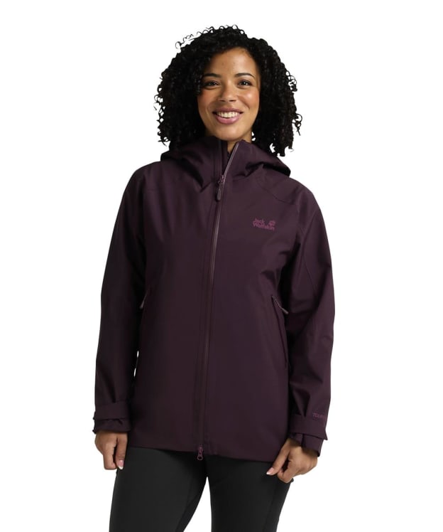 Women's Jack Wolfskin Unbound Adventure 2L Waterproof Jacket - Amarant