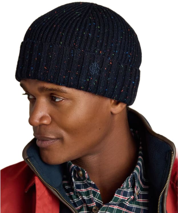 Men's Joules Hammond Beanie Hat - Navy