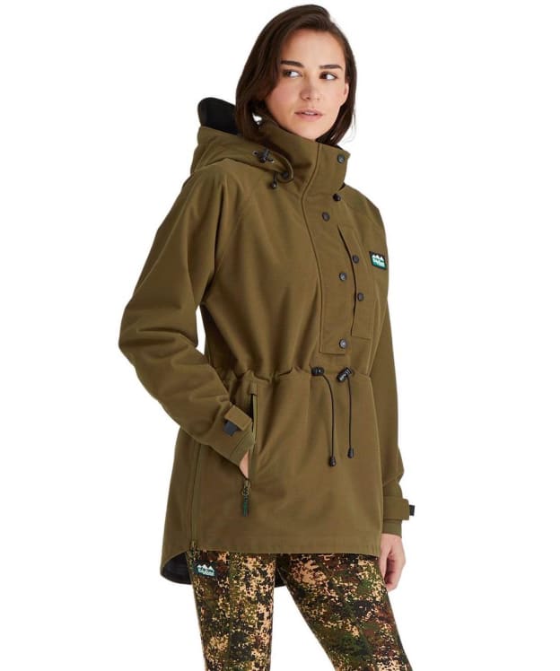 Women's Ridgeline Monsoon Classic Waterproof, Windproof, Breathable Smock - Teak
