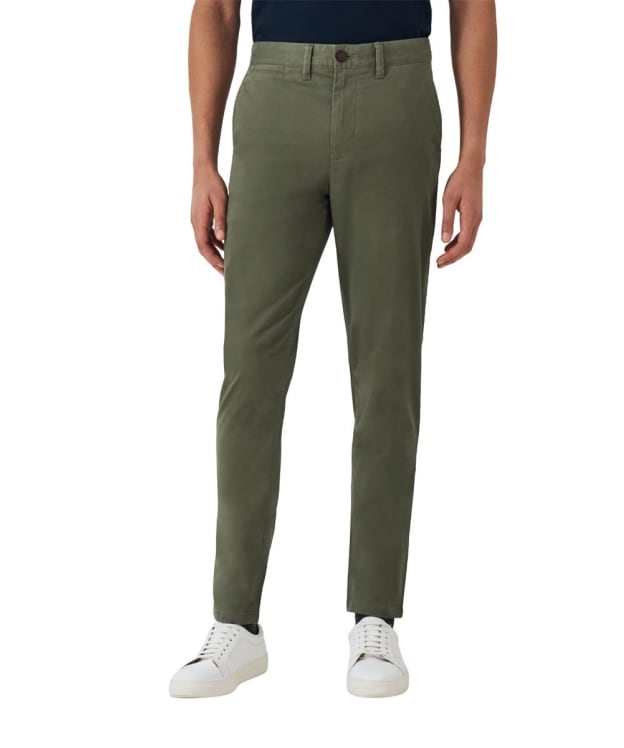 Men's Crew Clothing Slim Chinos - Heritage Olive