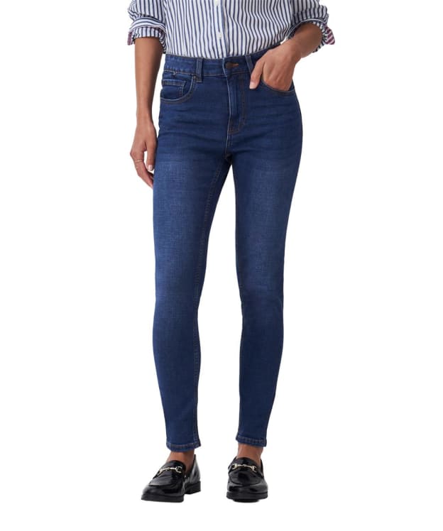 Women's Crew Clothing Skinny Jean - Mid Wash