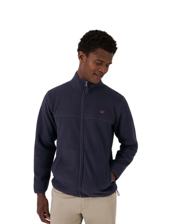 Men's Crew Clothing Aldringham Fleece Jacket - Heritage Dark Navy