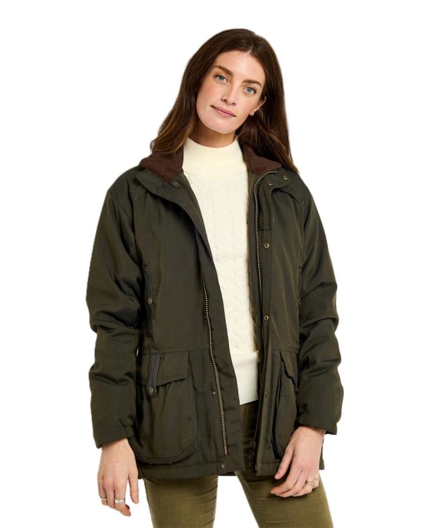 Women's Dubarry Sherwood Waterproof Jacket - Olive