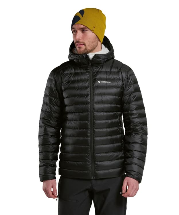 Men’s Montane Anti-Freeze Hooded Down Jacket - Black